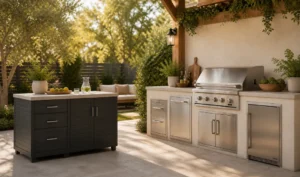 Modular vs Built-In Outdoor Cabinets